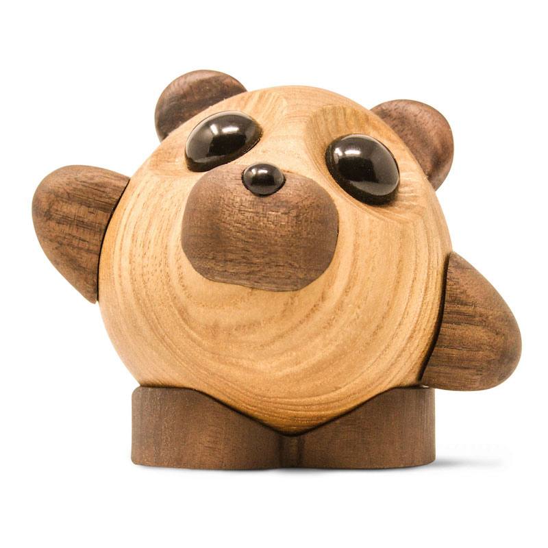 FableWood bjørnen figur i træ med magnet