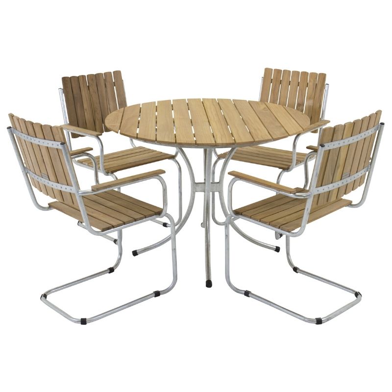 Holmsund havesæt med bord og stole fra Venture Design