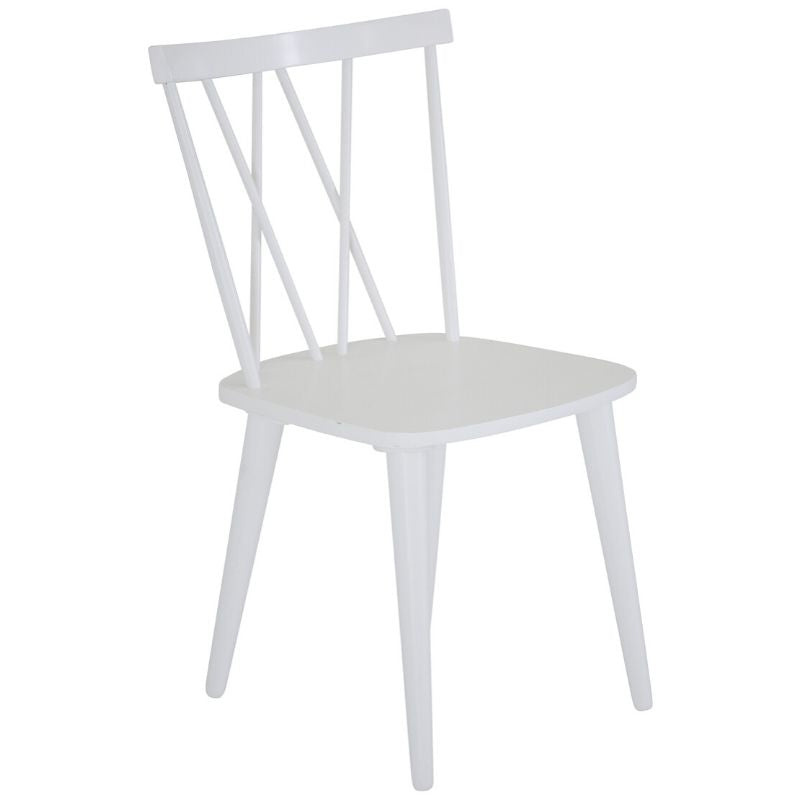 Hvid Mariannelund spisebordsstol fra Venture Design