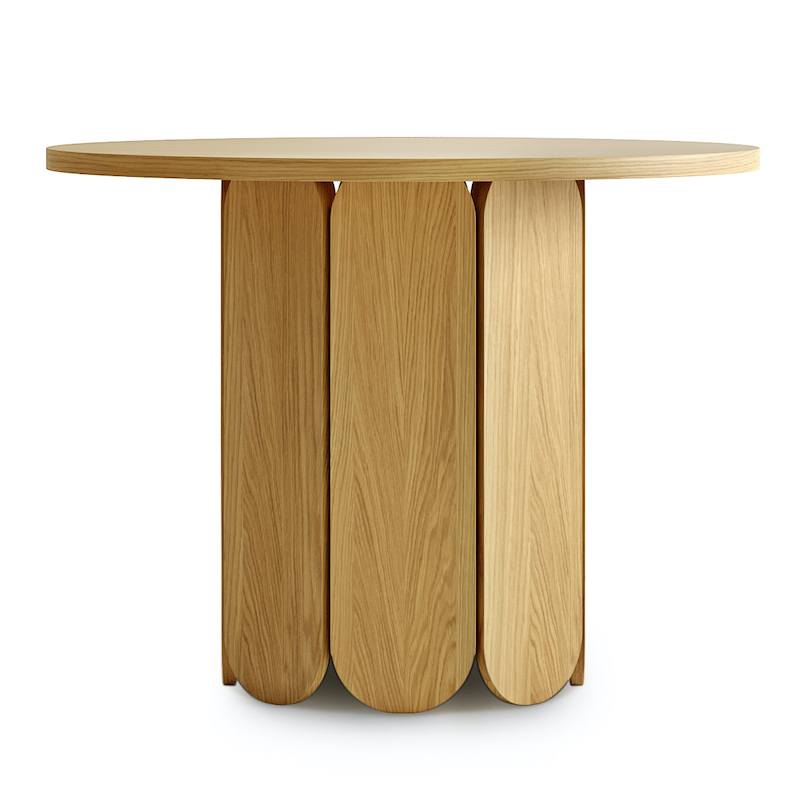 Woodman Soft spisebord i træ Ø 98x74 cm