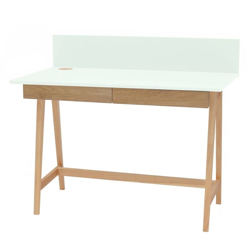 Mintgrønt skrivebord 110 cm langt