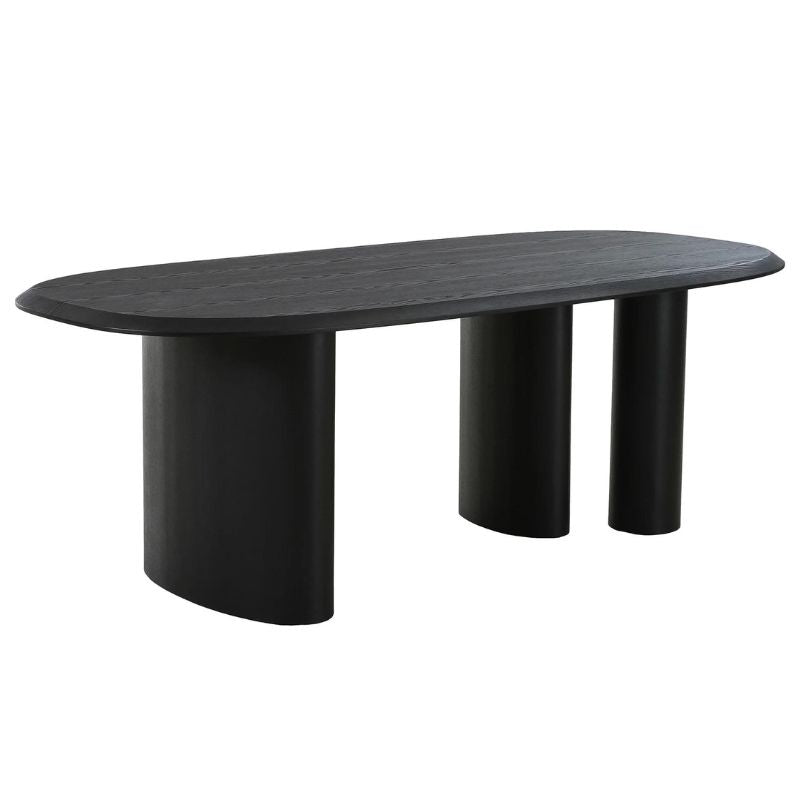 Spisebord i stort og sort