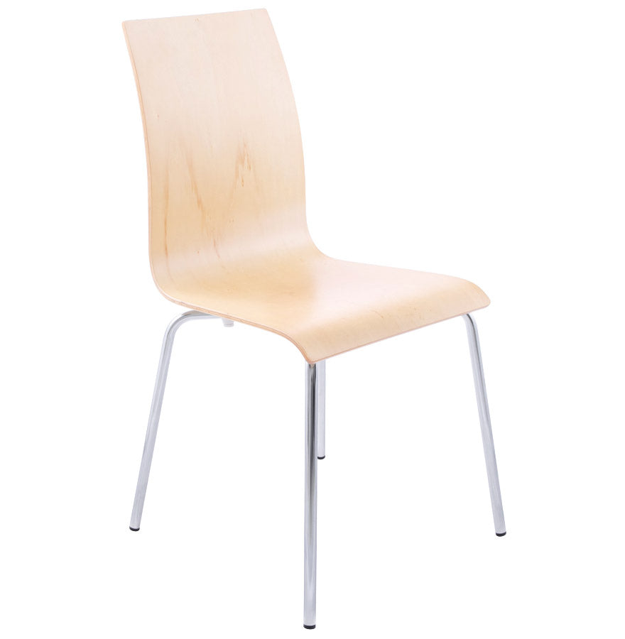 Classic spisebordsstol i naturlig træ fra Kokoon Design