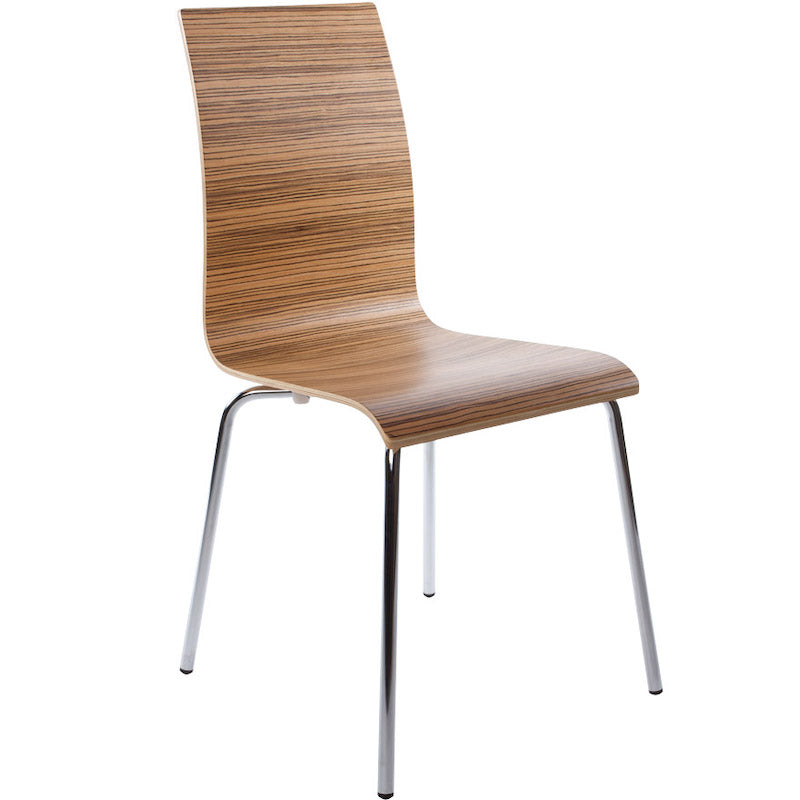 Classic spisebordsstol i Zebrano træ fra Kokoon Design