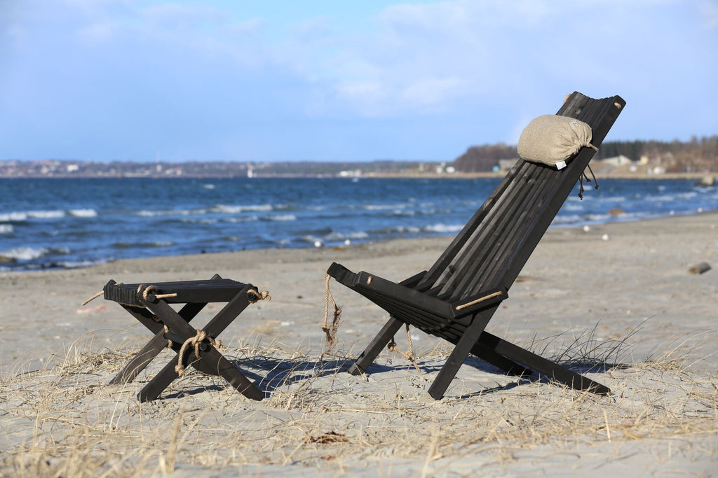Eksklusiv strandstol i kvalitetstræ