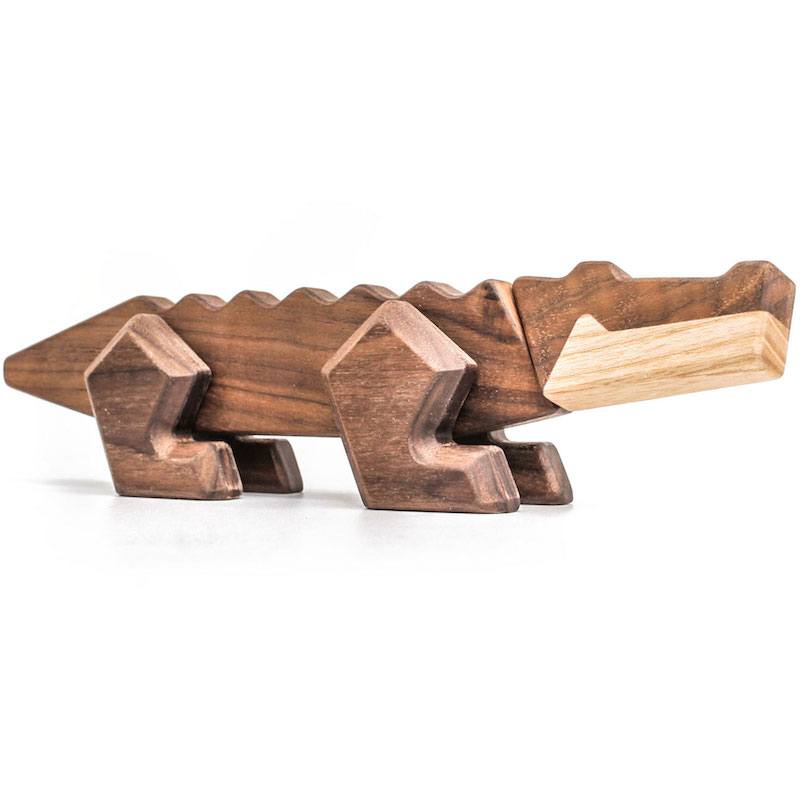 FableWood Krokodille figur i træ med dansk design