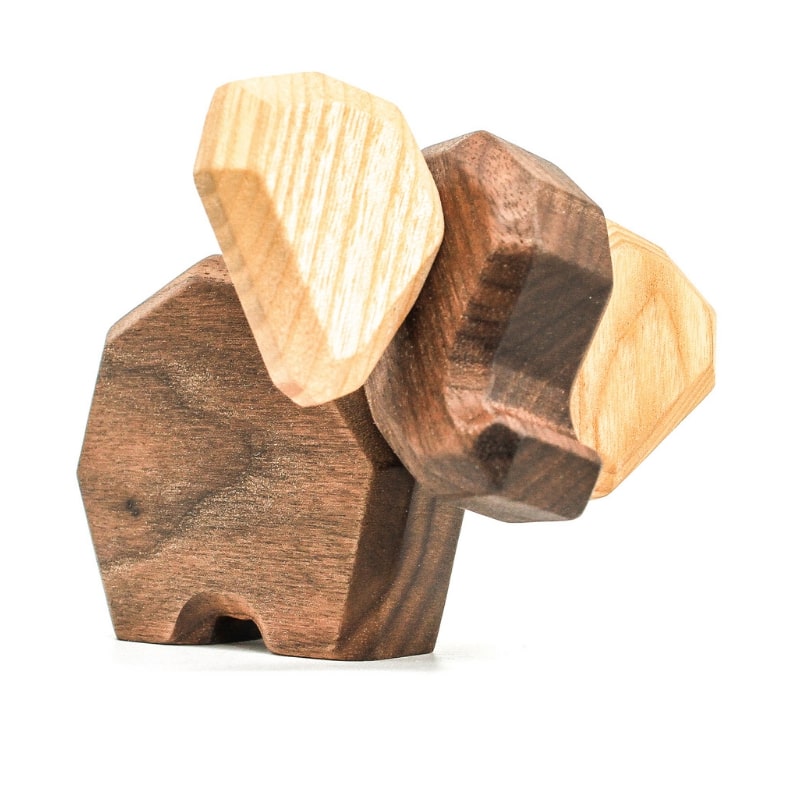 FableWood Lille elefant figur i træ