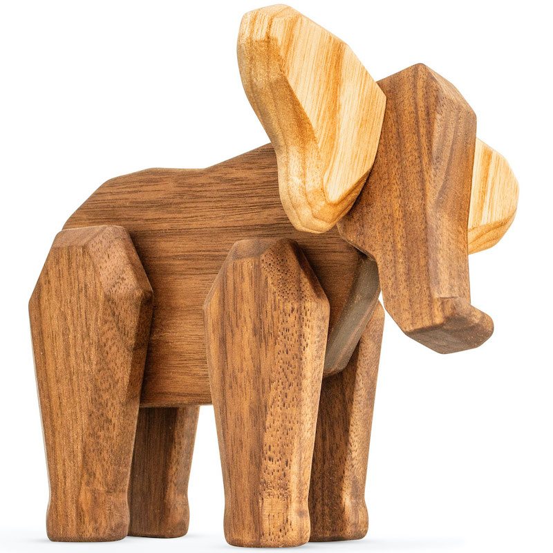 FableWood Mor Elefant figur i træ