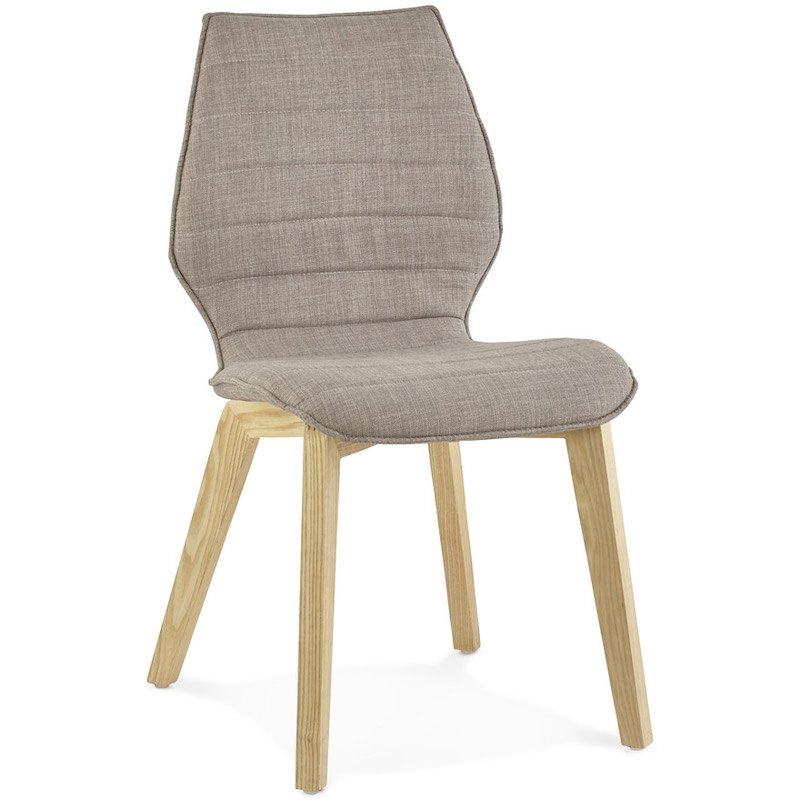 Hardy spisebordsstol som er stofbeklædt med træben fra Kokoon Design