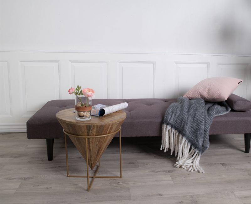 House Nordic Hapur sofabord i træ og stål