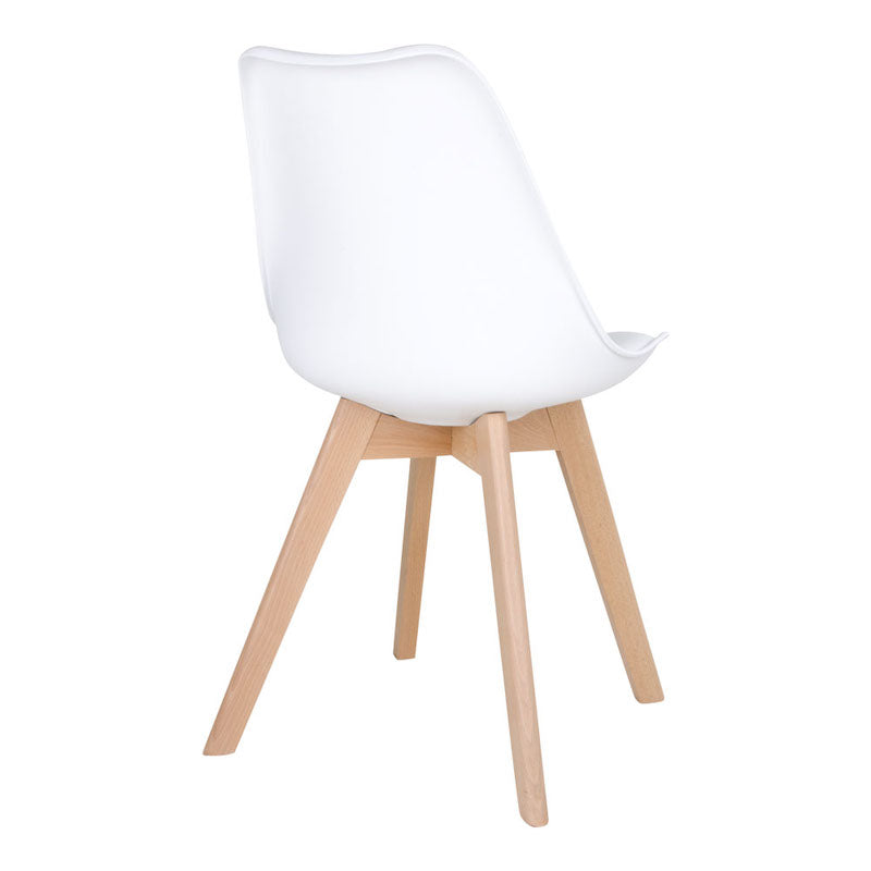 House Nordic hvid Molde spisebordsstol med flot dansk design