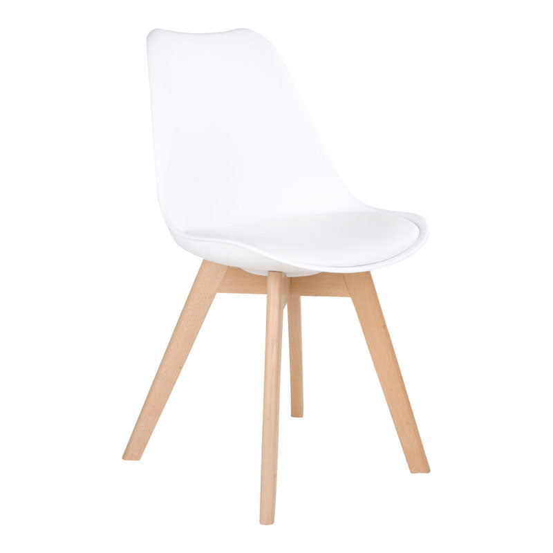 Hvid Molde stol til spisebord fra danske House Nordic