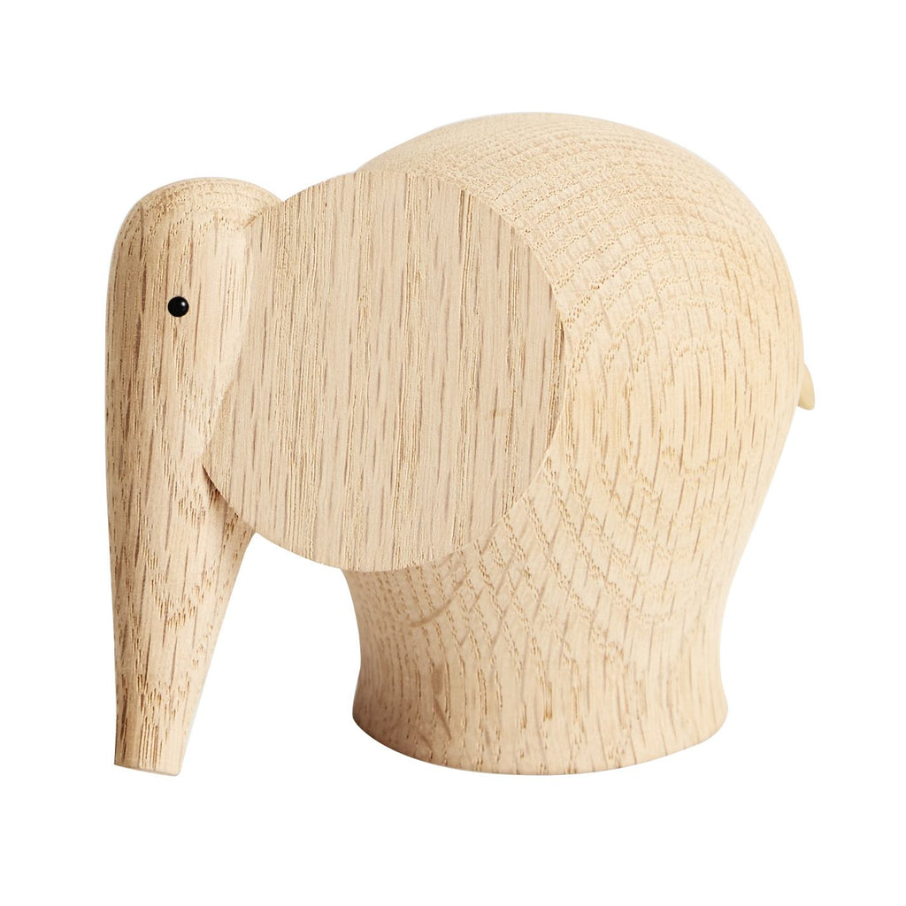 Lille Nunu elefant i træ med flot dansk design