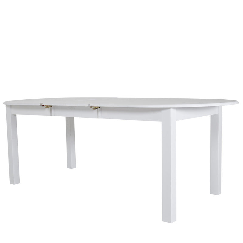 Ovalt Backagård spisebord med udtræk på 160-206 cm