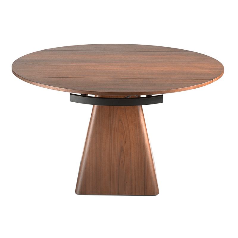 Spisebord med automatisk udtræk på 80-140 cm i valnød og Wood To