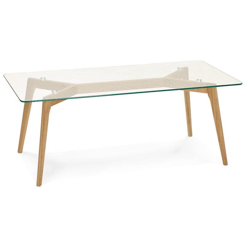 Scara sofabord i glas og træ fra Kokoon Design