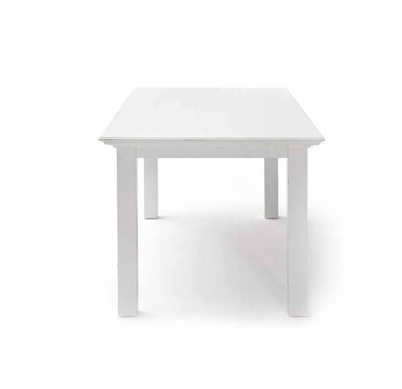 Spisebord på 200 cm i hvid træ