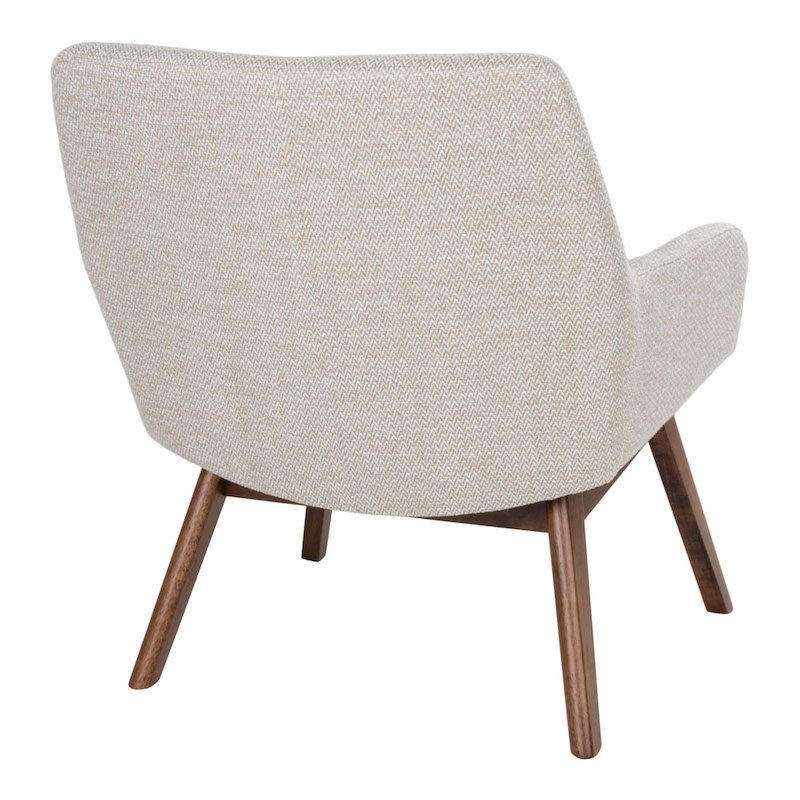 Stofbeklædt stol med træben fra House Nordic