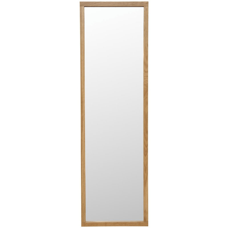 Fritstående NewEst spejl i egetræ på 60 x 65 x 165 cm