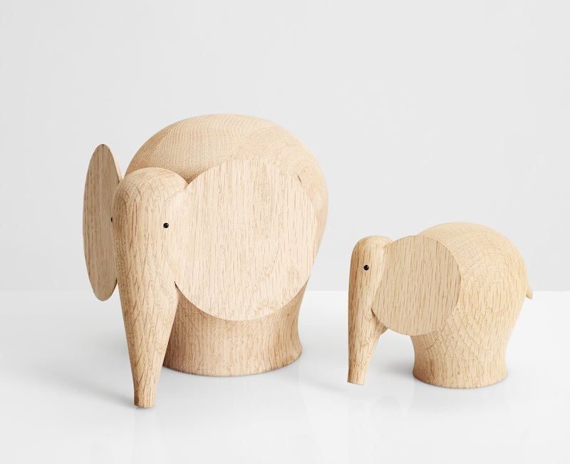 Træfigur elefant med dansk design fra WOUD